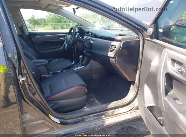 2T1BURHE4GC560671 2016 TOYOTA COROLLA Black Front interior view