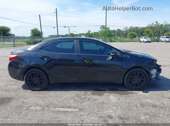 2T1BURHE4GC560671 2016 TOYOTA COROLLA Black Rear interior view