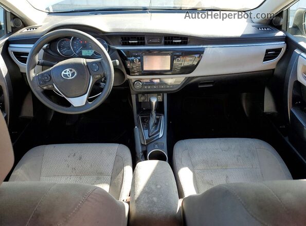 2T1BURHE4GC586817 2016 TOYOTA COROLLA White Dashboard view