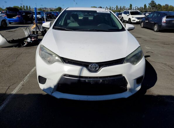 2T1BURHE4GC586817 2016 TOYOTA COROLLA White Front view