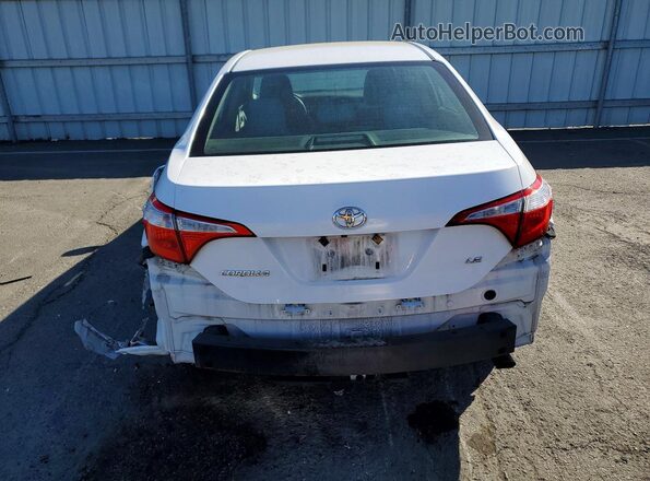 2T1BURHE4GC586817 2016 TOYOTA COROLLA White Rear view