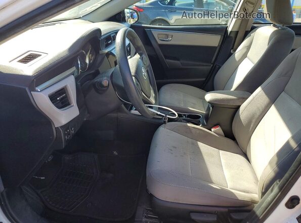 2T1BURHE4GC586817 2016 TOYOTA COROLLA White Front interior view