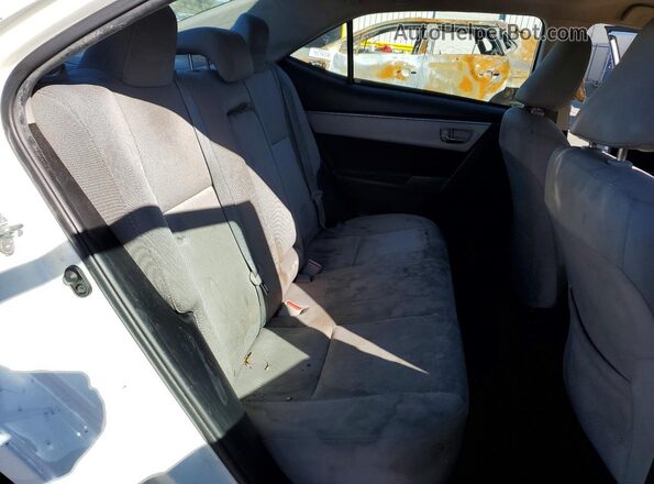 2T1BURHE4GC586817 2016 TOYOTA COROLLA White Rear seats view