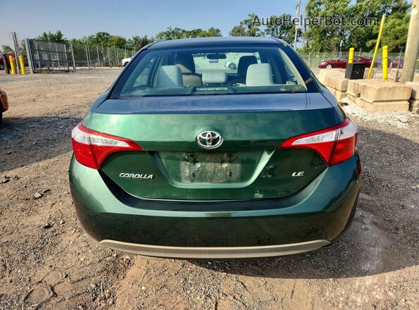 2T1BURHE4GC588356 2016 TOYOTA COROLLA Green Widok z tyłu