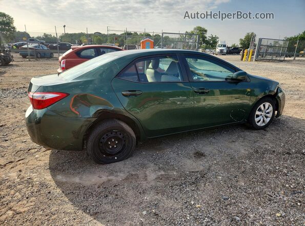 2T1BURHE4GC588356 2016 TOYOTA COROLLA Green Tył prawy