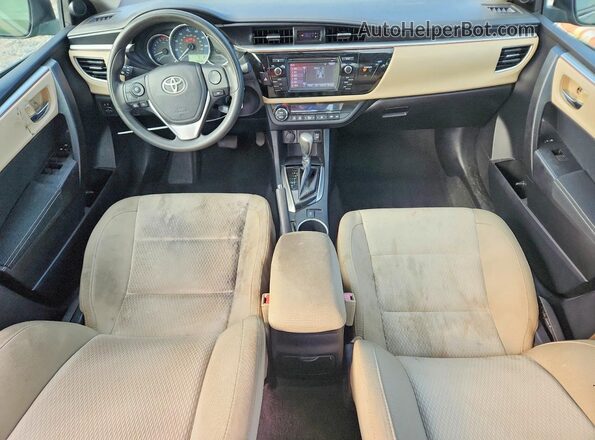 2T1BURHE4GC588356 2016 TOYOTA COROLLA Green Widok deski rozdzielczej