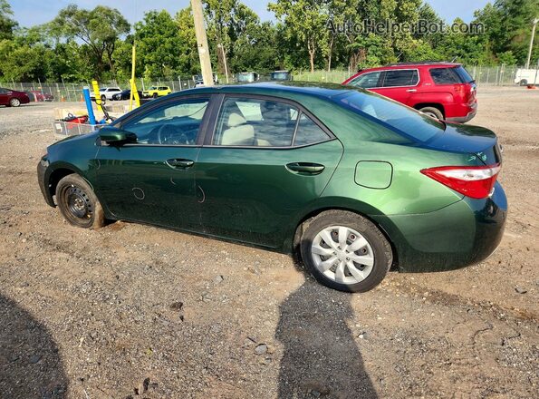 2T1BURHE4GC588356 2016 TOYOTA COROLLA Green Tył lewy