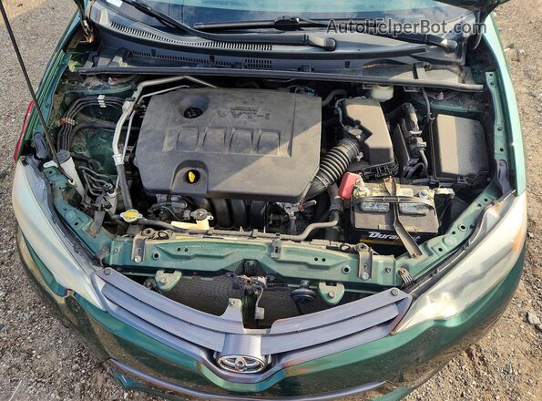 2T1BURHE4GC588356 2016 TOYOTA COROLLA Green Widok wnętrza z tyłu