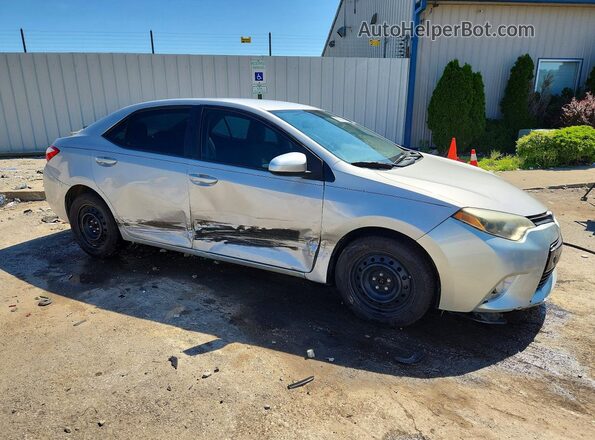 2T1BURHE4GC619086 2016 TOYOTA COROLLA Silver Front right
