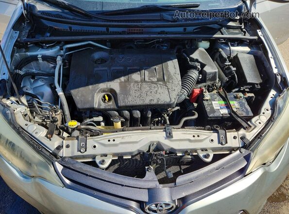 2T1BURHE4GC619086 2016 TOYOTA COROLLA Silver Rear interior view