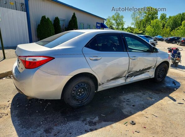 2T1BURHE4GC619086 2016 TOYOTA COROLLA Silver Rear right