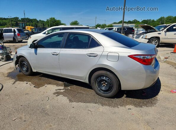 2T1BURHE4GC619086 2016 TOYOTA COROLLA Silver Rear left