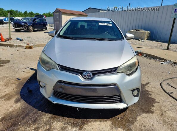 2T1BURHE4GC619086 2016 TOYOTA COROLLA Silver Front view