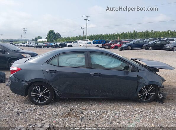 2T1BURHE4GC641136 2016 TOYOTA COROLLA Blue Вид задньої частини салону