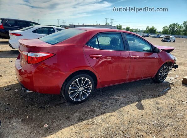 2T1BURHE4GC641380 2016 TOYOTA COROLLA Red Հետևի աջ