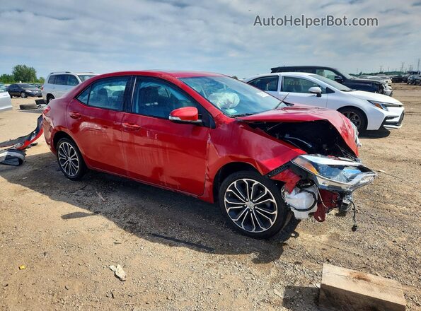 2T1BURHE4GC641380 2016 TOYOTA COROLLA Red Առջևի աջ