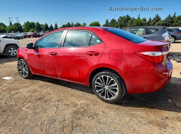 2T1BURHE4GC641380 2016 TOYOTA COROLLA Red Հետևի ձախ