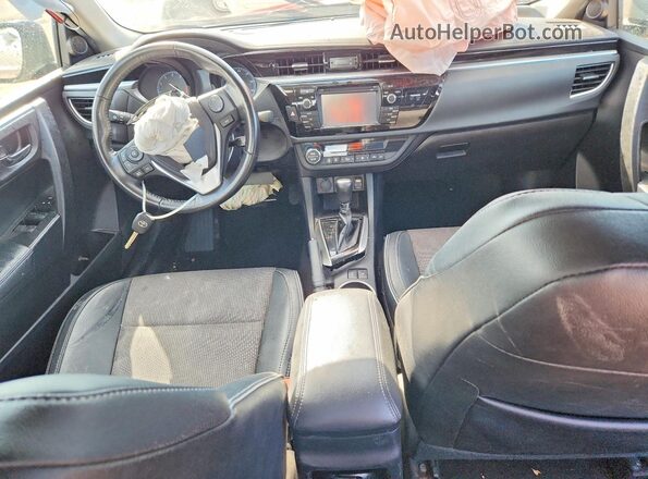 2T1BURHE4GC641380 2016 TOYOTA COROLLA Red Առջևի վահանակի տեսք