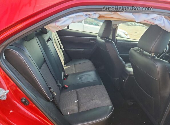 2T1BURHE4GC641380 2016 TOYOTA COROLLA Red Հետևի նստատեղերի տեսք