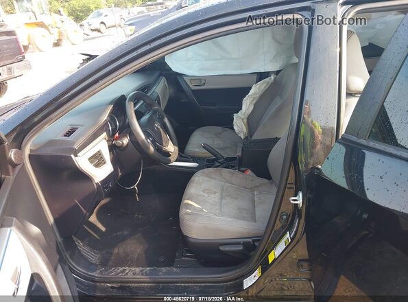 2T1BURHE4GC642805 2016 TOYOTA COROLLA Черный Вид салона спереди