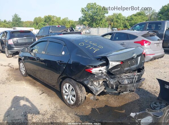 2T1BURHE4GC642805 2016 TOYOTA COROLLA Черный Задняя левая четверть