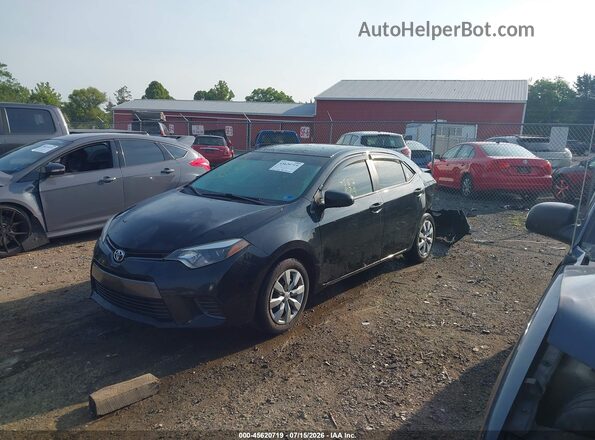 2T1BURHE4GC642805 2016 TOYOTA COROLLA Черный Передняя левая четверть