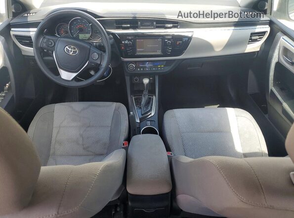 2T1BURHE4GC667364 2016 TOYOTA COROLLA Серебряный Вид панели приборов