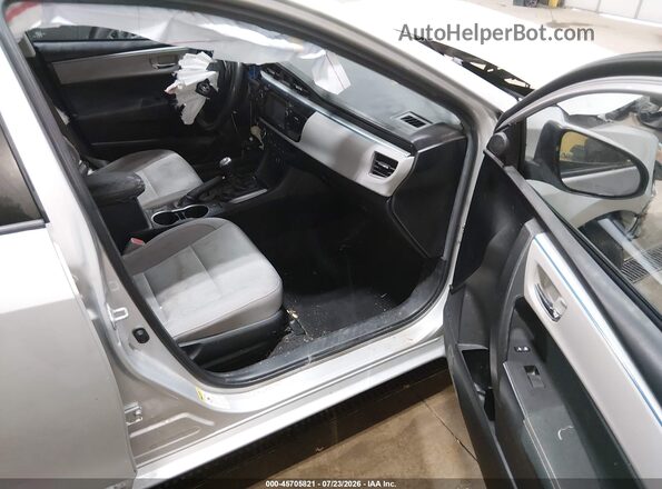 2T1BURHE4GC668062 2016 TOYOTA COROLLA Gray Front interior view