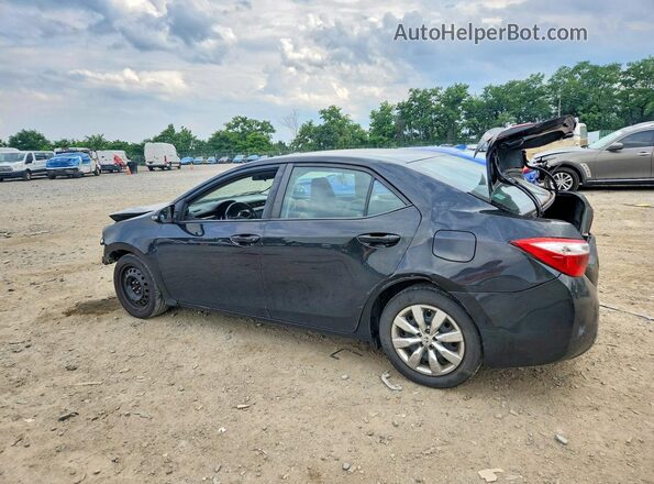 2T1BURHE4GC668966 2016 TOYOTA COROLLA Черный Задняя левая четверть