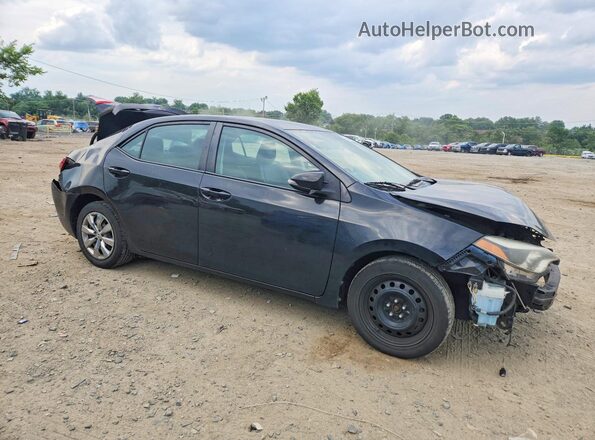2T1BURHE4GC668966 2016 TOYOTA COROLLA Черный Передняя правая четверть