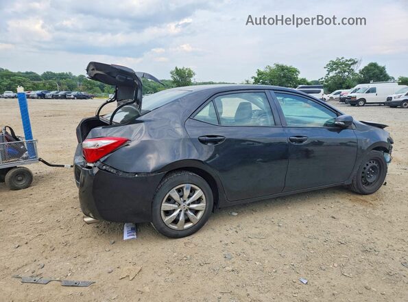 2T1BURHE4GC668966 2016 TOYOTA COROLLA Черный Задняя правая четверть