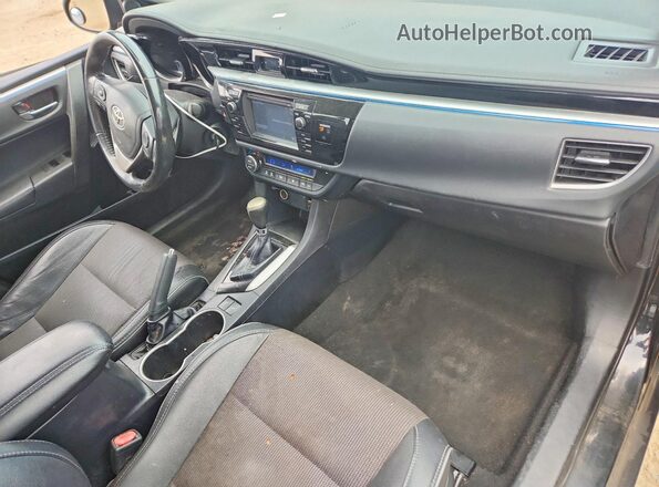 2T1BURHE4GC668966 2016 TOYOTA COROLLA Черный Вид панели приборов