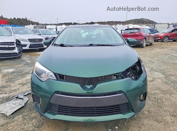 2T1BURHE4GC671334 2016 TOYOTA COROLLA Зеленый Вид спереди