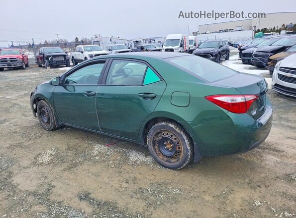 2T1BURHE4GC671334 2016 TOYOTA COROLLA Зеленый Задняя левая четверть