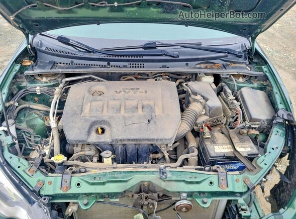 2T1BURHE4GC671334 2016 TOYOTA COROLLA Зеленый Вид задней части салона
