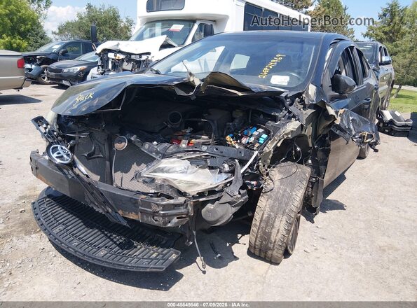 2T1BURHE4GC682947 2016 TOYOTA COROLLA Black Widok z przodu