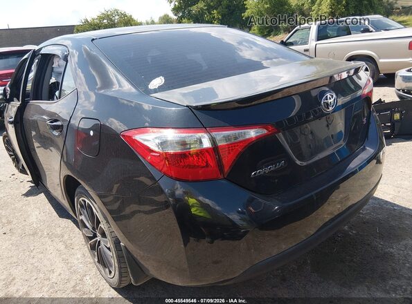 2T1BURHE4GC682947 2016 TOYOTA COROLLA Black Tył lewy