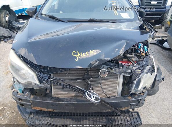 2T1BURHE4GC682947 2016 TOYOTA COROLLA Black Widok z tyłu