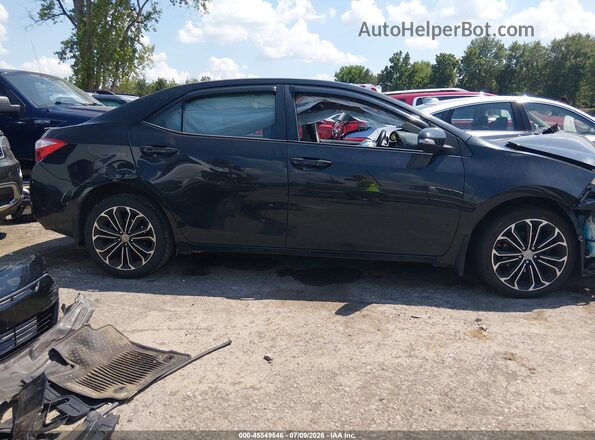 2T1BURHE4GC682947 2016 TOYOTA COROLLA Black Widok wnętrza z tyłu