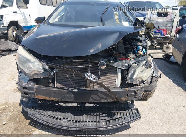2T1BURHE4GC682947 2016 TOYOTA COROLLA Black Widok zestawu wskaźników