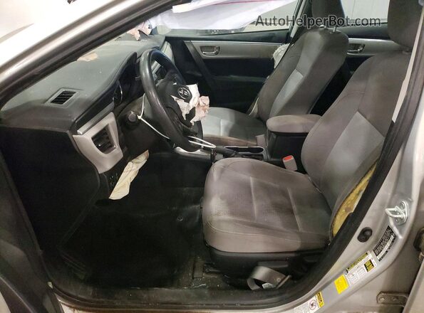 2T1BURHE4GC703537 2016 TOYOTA COROLLA Silver Front interior view