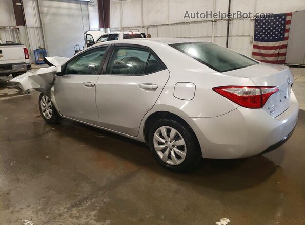 2T1BURHE4GC703537 2016 TOYOTA COROLLA Silver Rear left