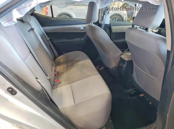2T1BURHE4GC703537 2016 TOYOTA COROLLA Silver Rear seats view
