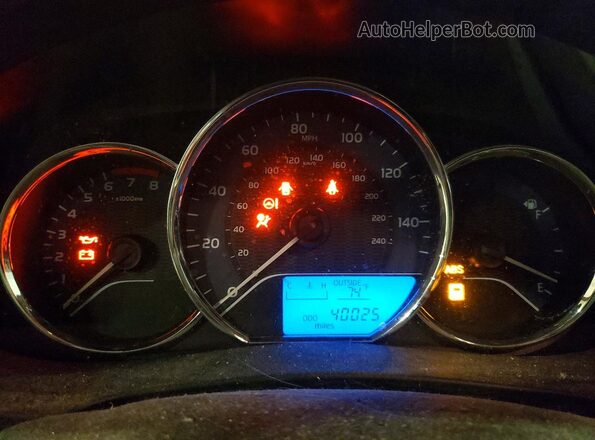 2T1BURHE4GC703537 2016 TOYOTA COROLLA Silver Instrument cluster view