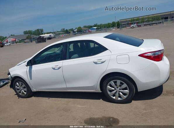 2T1BURHE4GC727692 2016 TOYOTA COROLLA Белый 