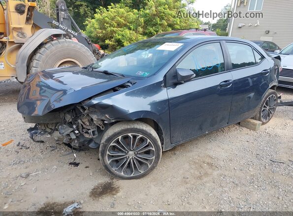 2T1BURHE4GC729538 2016 TOYOTA COROLLA Dark Blue Front left
