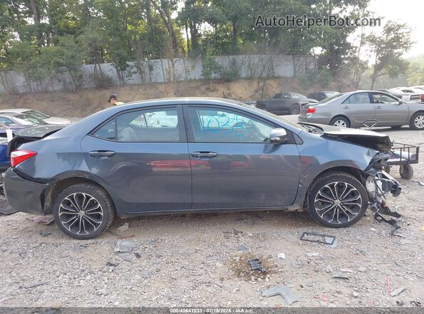 2T1BURHE4GC729538 2016 TOYOTA COROLLA Dark Blue Rear interior view