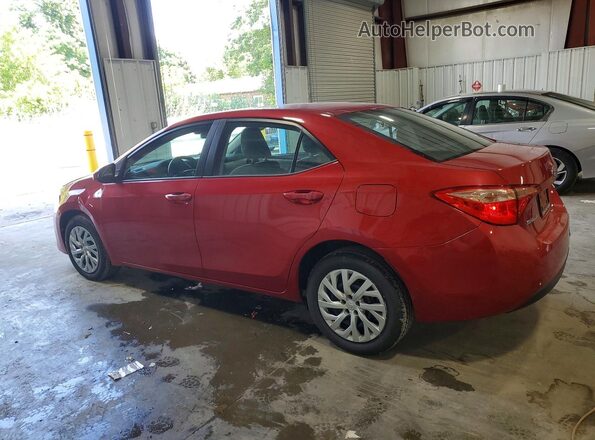 2T1BURHE4HC750732 2017 TOYOTA COROLLA Red Trasero izquierdo