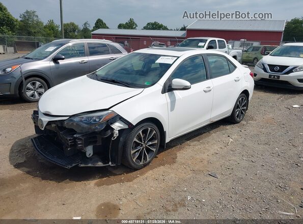 2T1BURHE4HC774819 2017 TOYOTA COROLLA White წინა მარცხენა ხედი სამი მეოთხედიდან