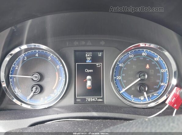 2T1BURHE4HC774819 2017 TOYOTA COROLLA White უკანა სავარძლების ხედი